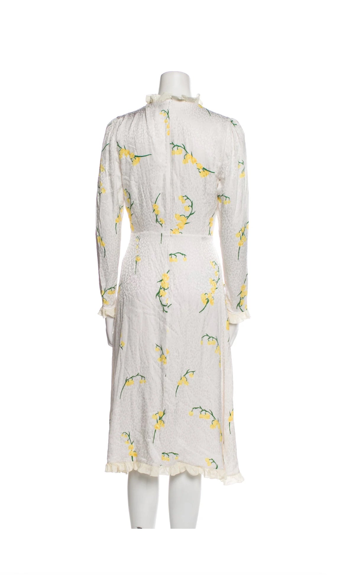 Alessandra Rich Silk Wrap Dress