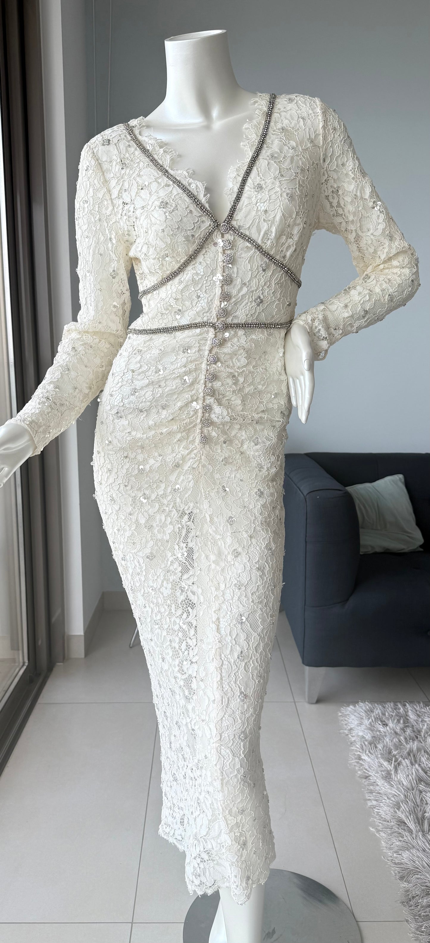 Self-Portrait Lace Midi Dress