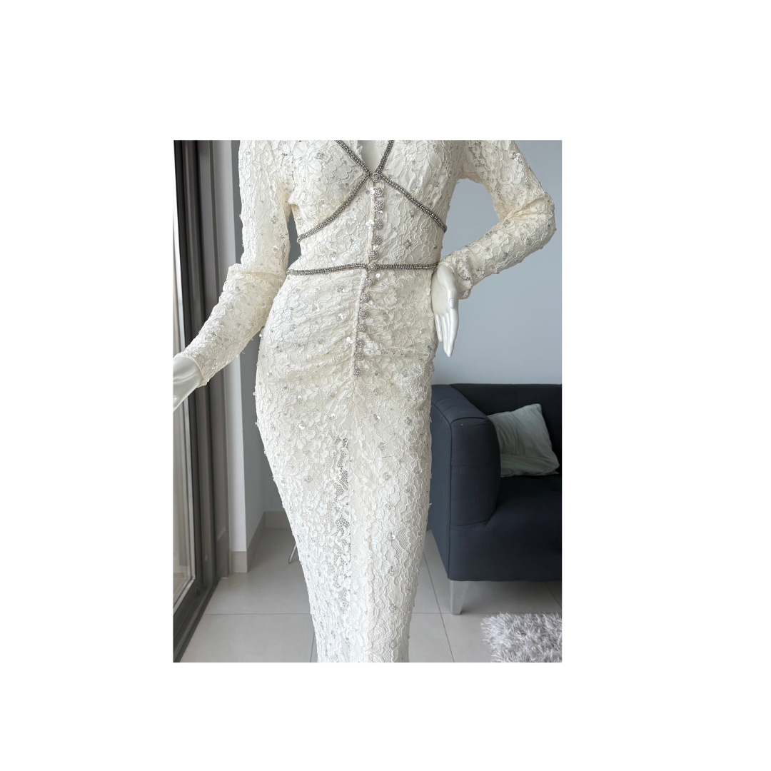 Self-Portrait Lace Midi Dress