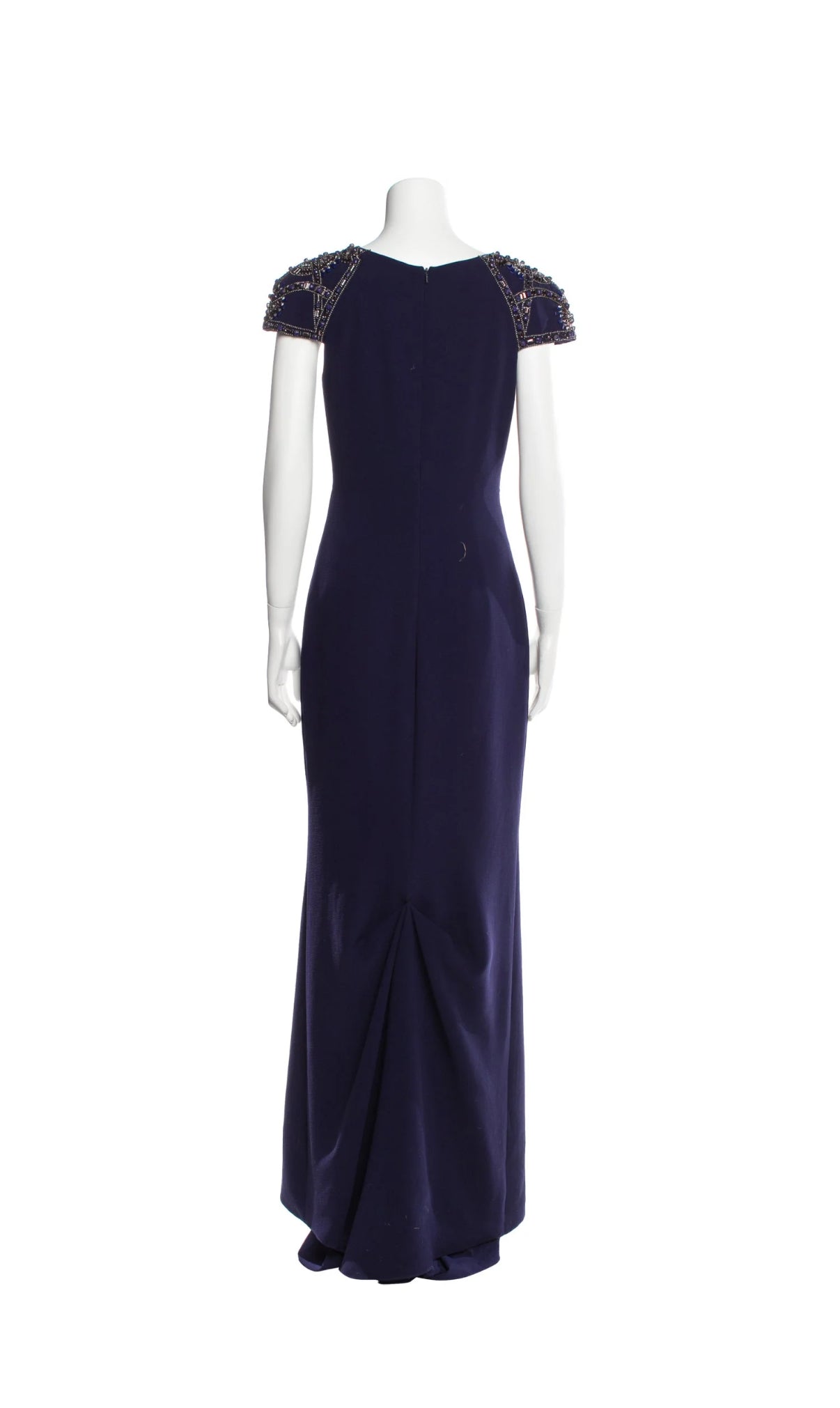Badgley Mischka Purple Evening Gown