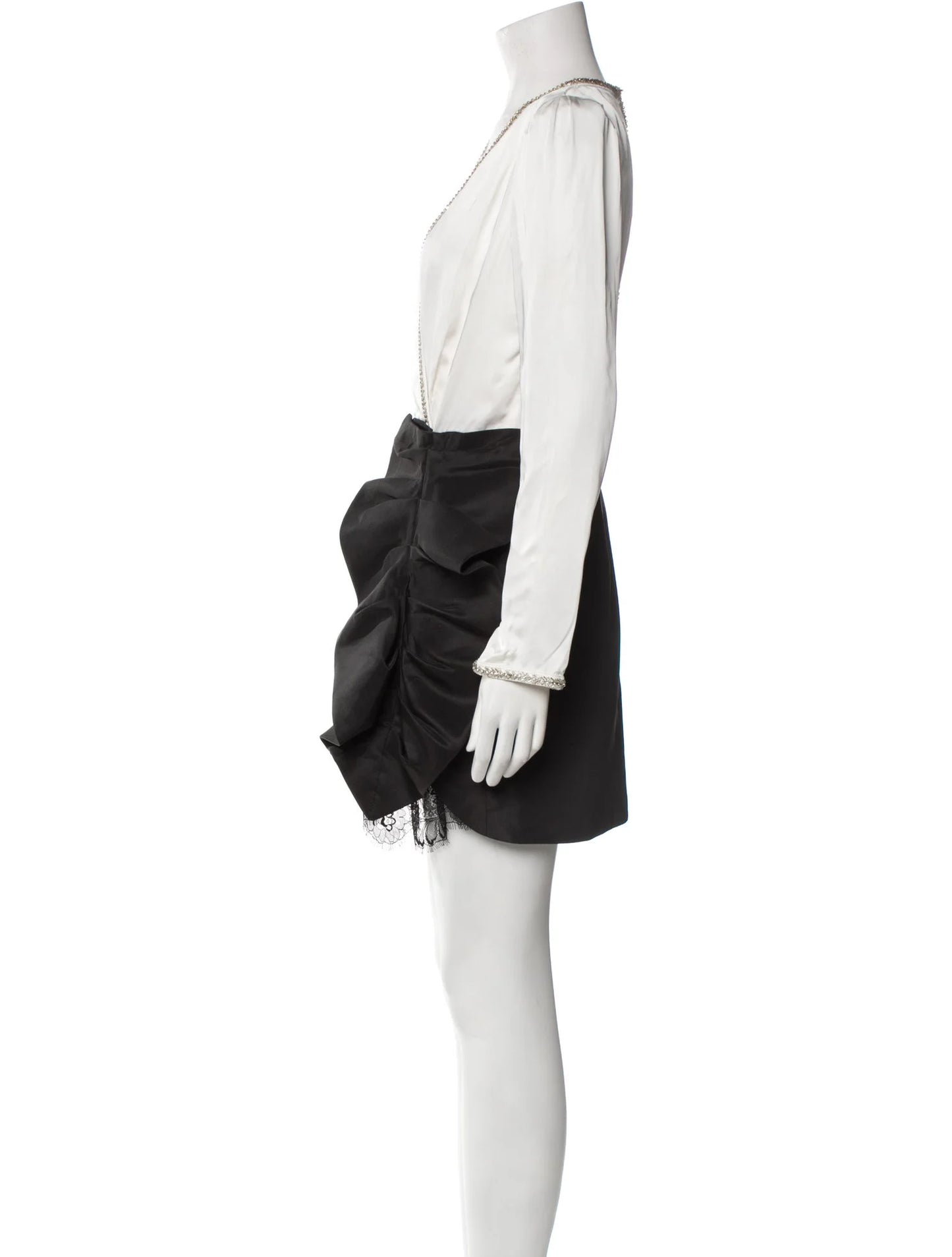 Self-Portrait Wrap Mini Dress