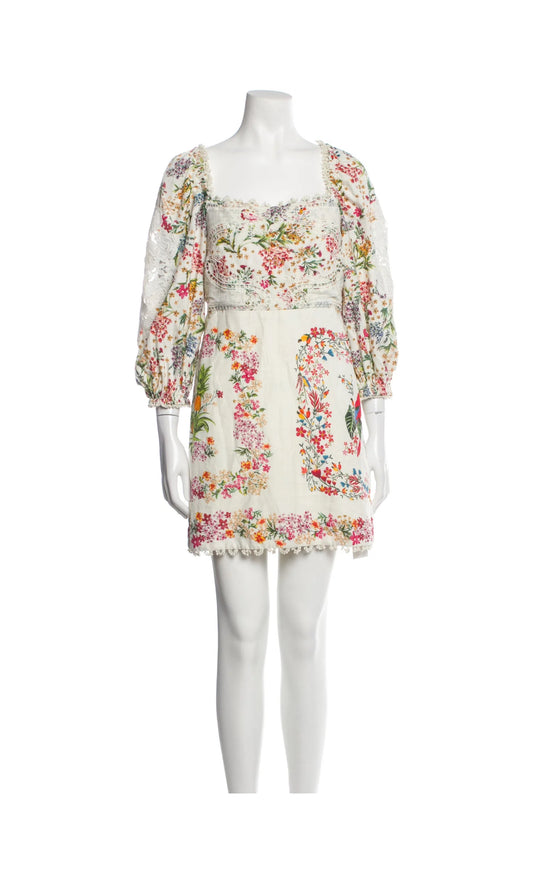 Farm Rio White Floral - Beccas Closet BH