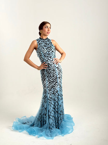 Terani Couture Blue - Beccas Closet BH