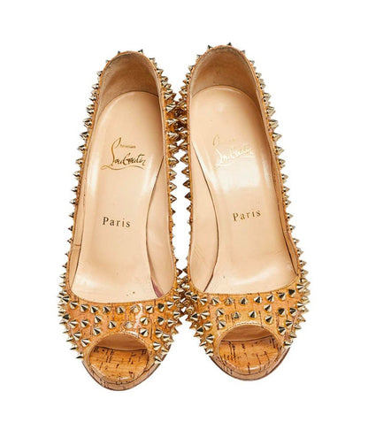 Christian Louboutin Cork Alti Spike Pumps